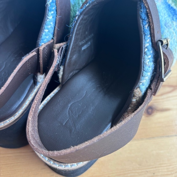 Free People Women’s Astrid Plaid Platform Slingback Clog Stargazer size 9 - Picture 8 of 12